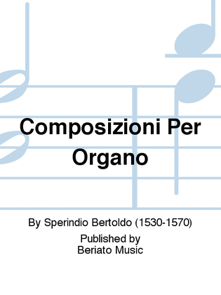 Book cover for Composizioni Per Organo