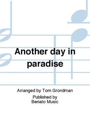 Book cover for Another day in paradise