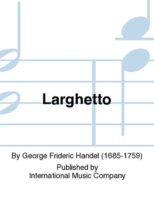 Book cover for Larghetto