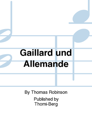 Book cover for Gaillard und Allemande