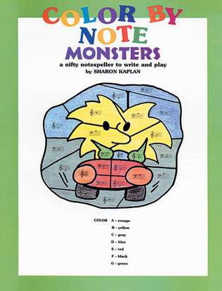 Book cover for Color by Note Monsters