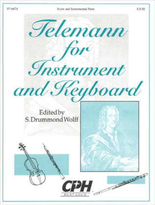 Telemann for Instrument and Keyboard