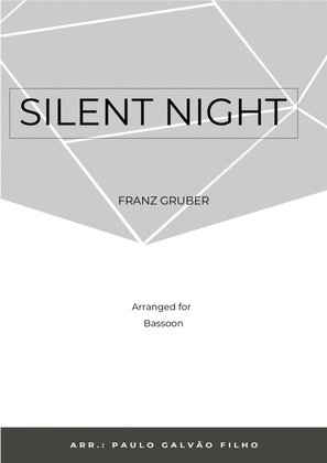 Book cover for SILENT NIGHT – BASSOON SOLO