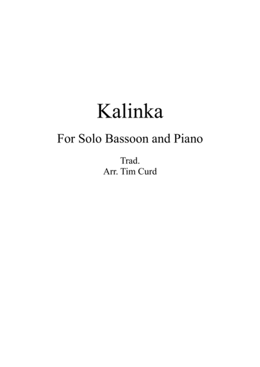 Kalinka for Solo Bassoon and Piano image number null