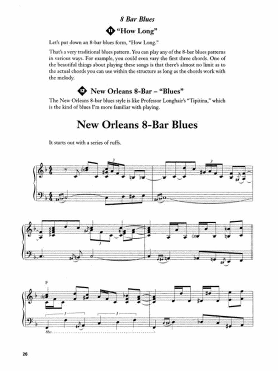 Dr. John Teaches New Orleans Piano – Volume 1 image number null