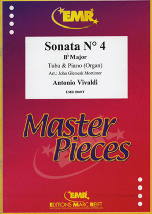 Book cover for Sonata No. 4 in Bb Major
