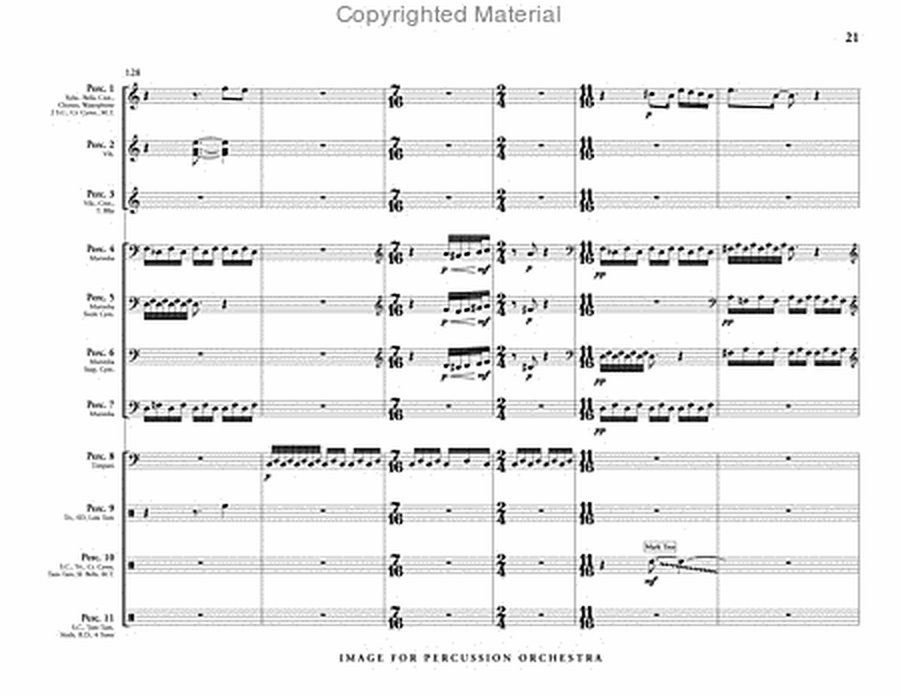 Image for Percussion Orchestra (score & parts) image number null