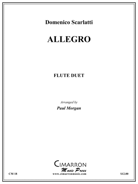 Allegro for Two Flutes