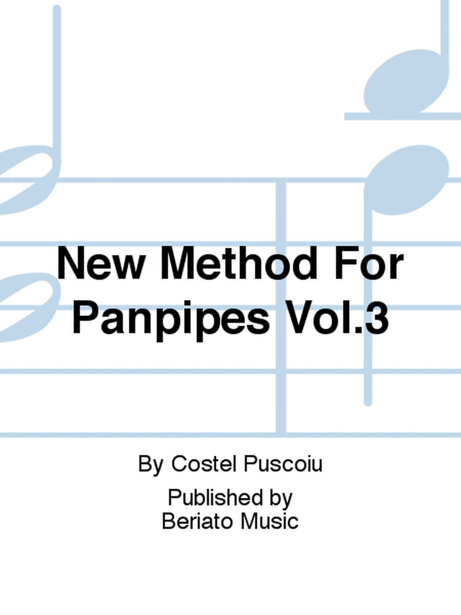 New Method For Panpipes Vol.3