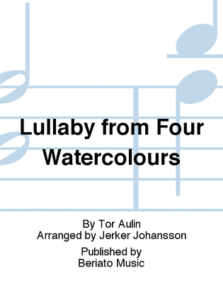 Book cover for Lullaby from Four Watercolours