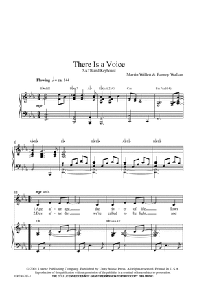 Book cover for There is a Voice