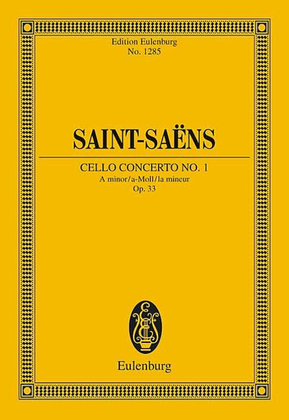 Book cover for Concerto No. 1 in A minor, Op. 33