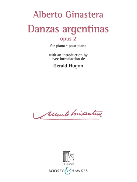 Danzas Argentinas - New Edition - Piano
