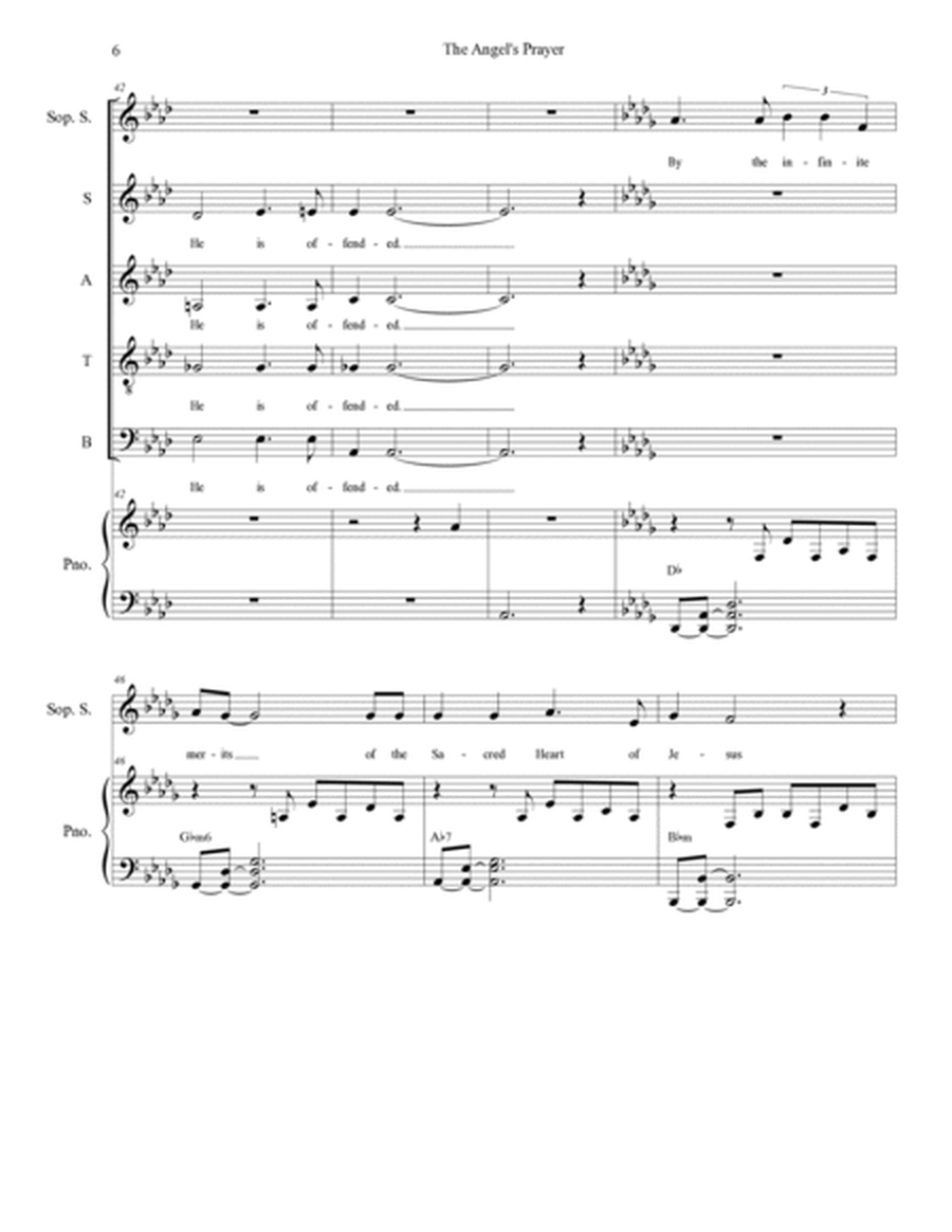 The Angel's Prayer (Solo with SATB) image number null