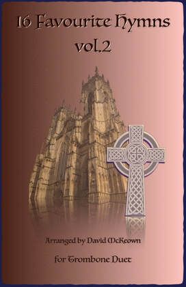 Book cover for 16 Favourite Hymns Vol.2 for Trombone Duet