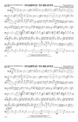 Book cover for Stairway to Heaven: Low Brass & Woodwinds #1 - Bass Clef
