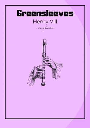 Book cover for Greensleeves - Easy Version Flute