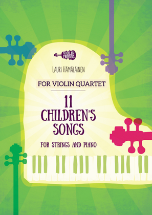 Book cover for Sheet music for Violin Quartet: Potpourri of three Children's Songs