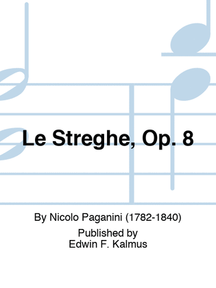 Book cover for Le Streghe, Op. 8
