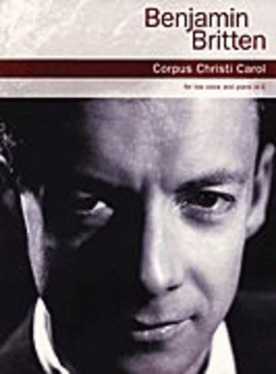 Book cover for Corpus Christi Carol In C For Low Voice And Piano