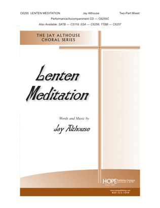 Lenten Meditation