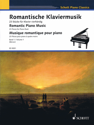 Book cover for Romantic Piano Music - Volume 1