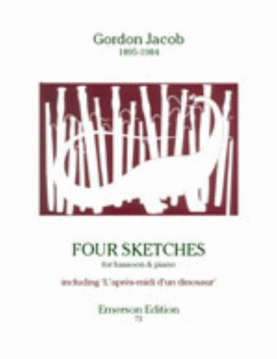 Jacob - 4 Sketches For Bassoon/Piano