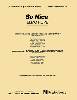 Book cover for So Nice