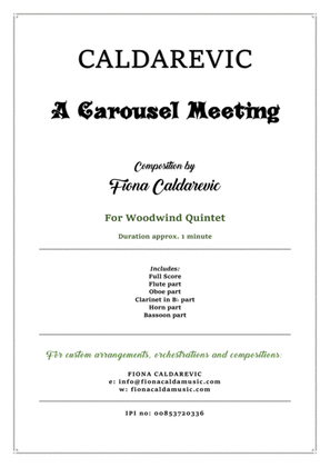 Book cover for A Carousel Meeting - for woodwind quintet