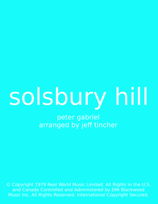 Book cover for Solsbury Hill