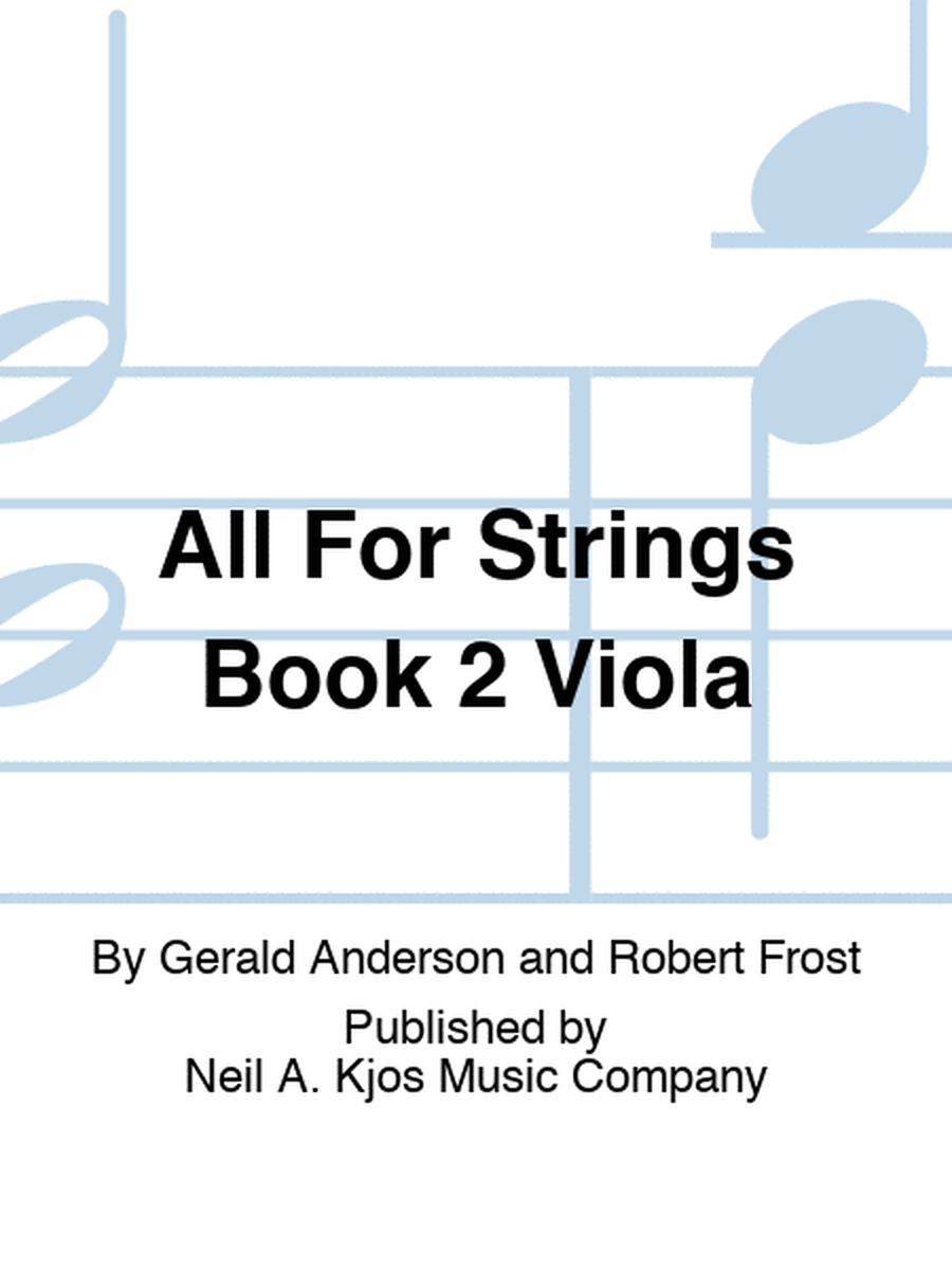 All For Strings Book 2 Viola