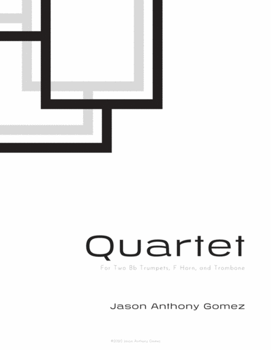 Quartet for Two Bb Trumpets, F Horn, and Trombone image number null