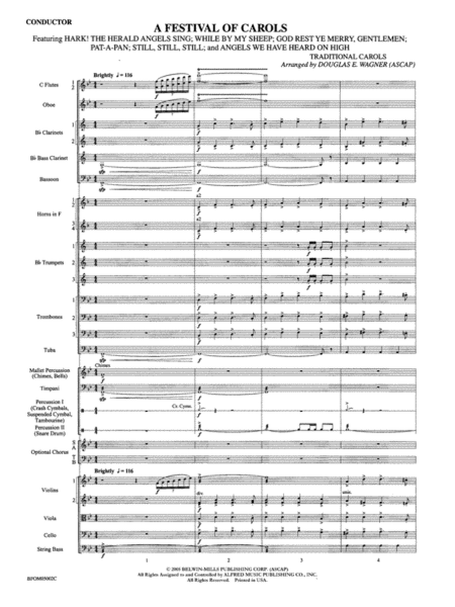 A Festival of Carols: Score