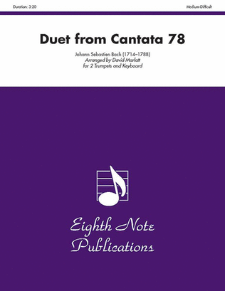 Book cover for Duet (from Cantata 78)