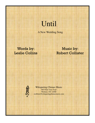 Book cover for Until (A New Wedding Song)