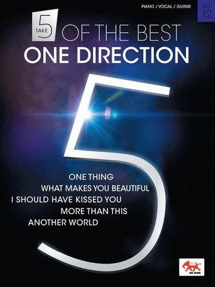 Book cover for Take 5 Of The Best No 12 One Direction (Piano / Vocal / Guitar)