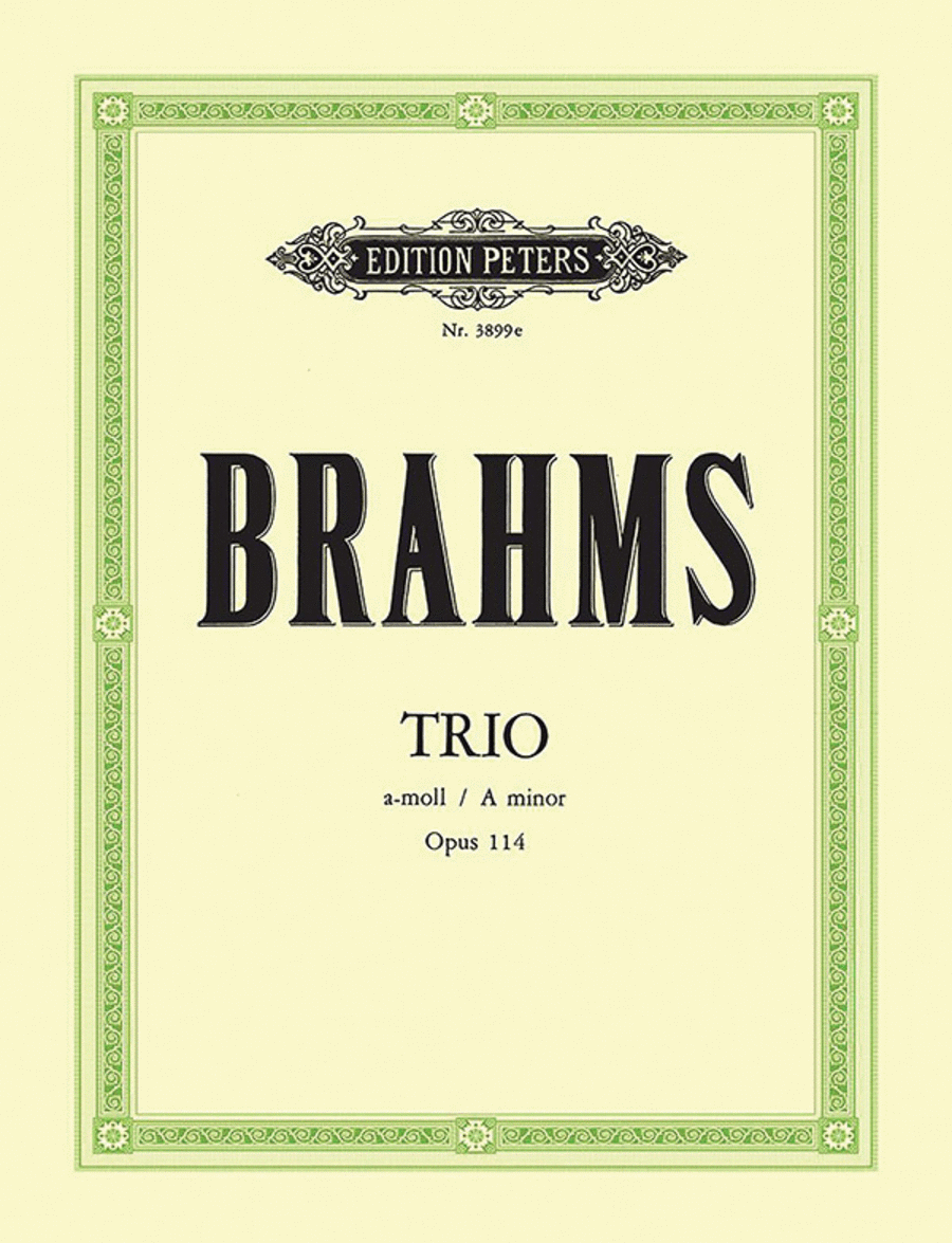 Johannes Brahms: Piano Trio, Op.114