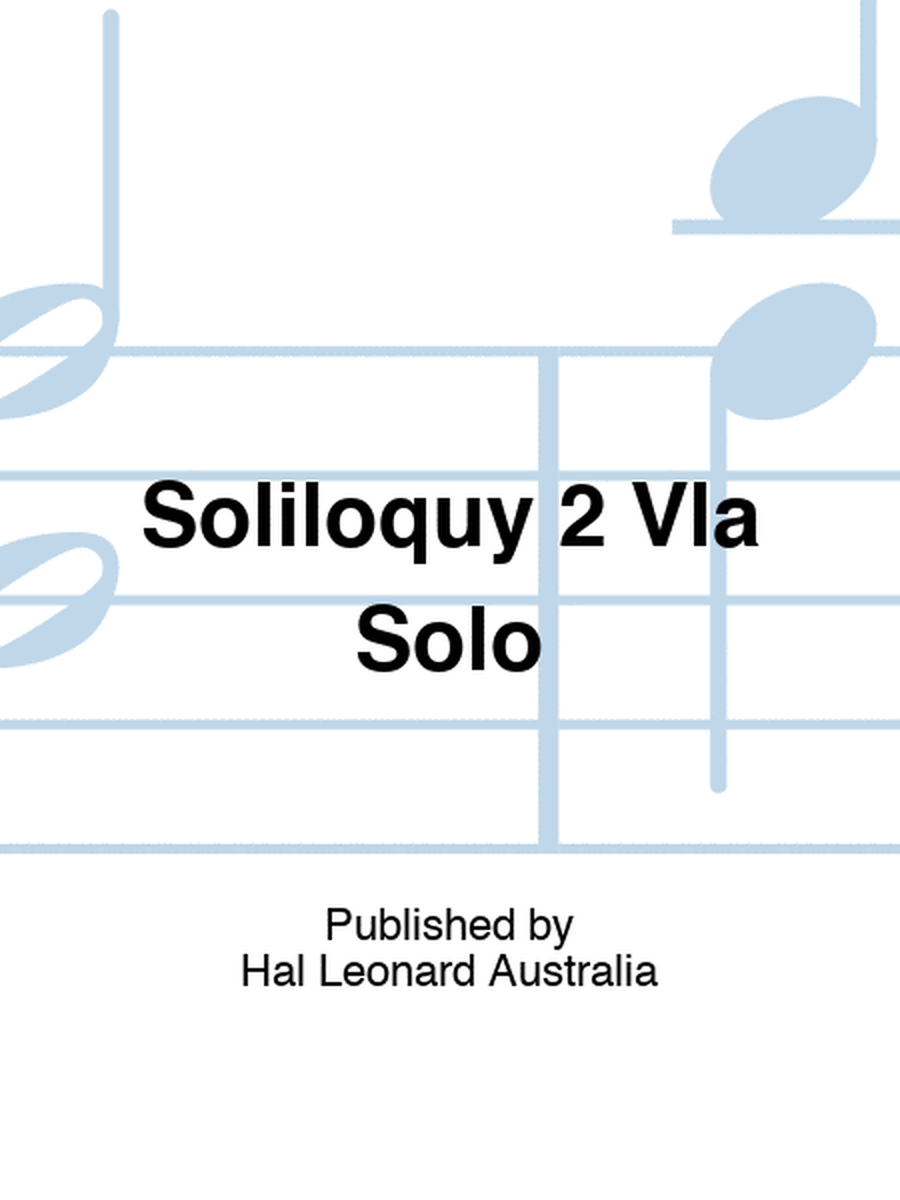 Soliloquy 2 Vla Solo