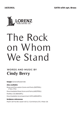 Book cover for The Rock on Whom We Stand