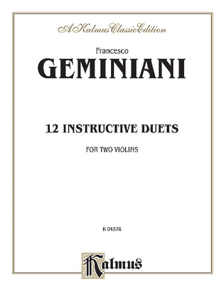 Book cover for Twelve Instructive Duets