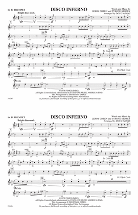Disco Inferno: 1st B-flat Trumpet