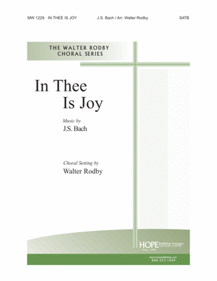 Book cover for In Thee Is Joy