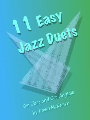 Book cover for 11 Easy Jazz Duets for Oboe and Cor Anglais