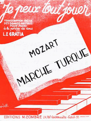 Book cover for Marche turque (JPTJ22)