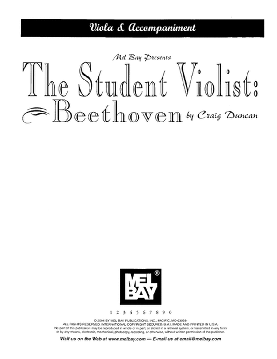 The Student Violist: Beethoven