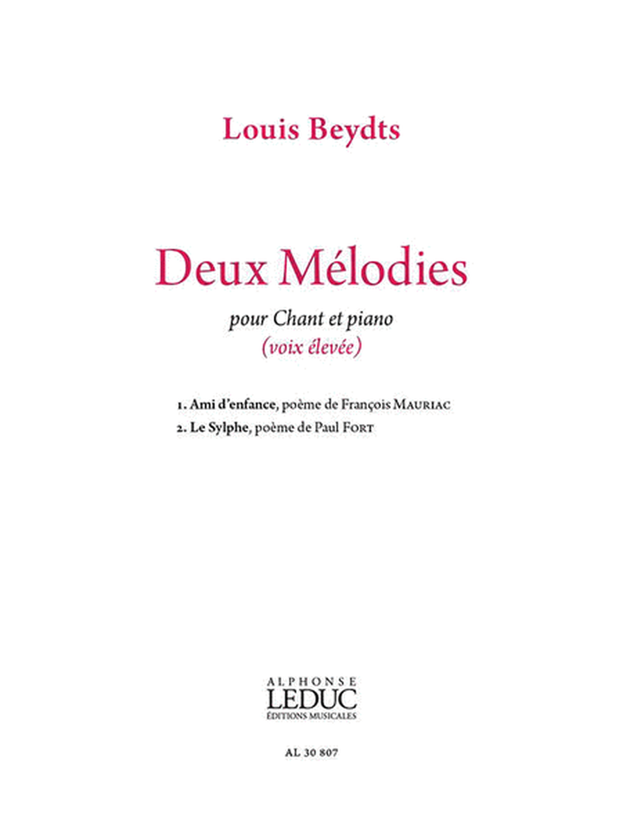 Deux Melodies