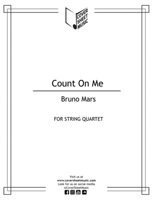 Book cover for Count On Me