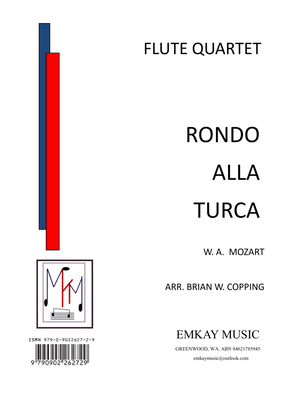 Book cover for RONDO ALLA TURCA – FLUTE QUARTET