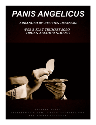 Book cover for Panis Angelicus (for Bb-Trumpet solo - Organ accompaniment)