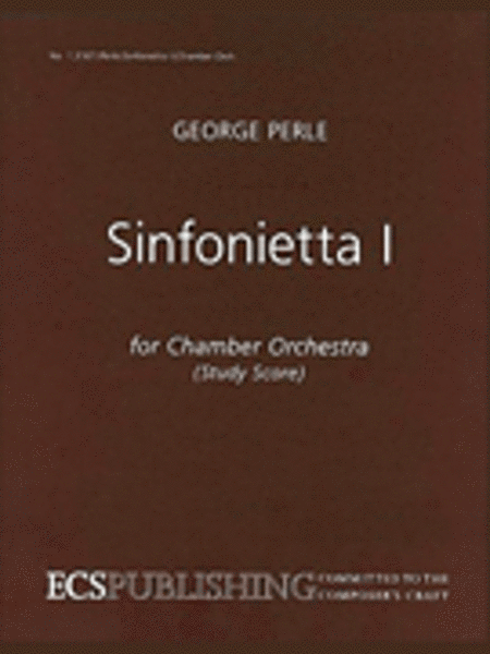 Sinfonietta No.1 (study Score)